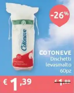 Ipersoap COTONEVE Dischetti levasmalto 60pz offerta