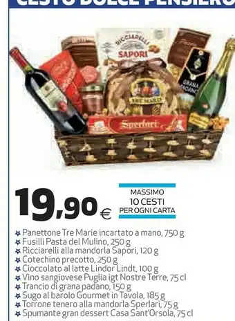Coop Massimo 10 cesti per ogni carta offerta