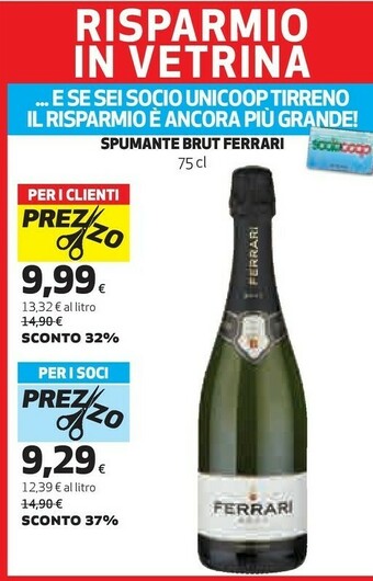 Coop Spumante brut astuccio 750 g(ml) offerta