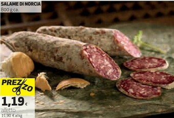 Coop Salame di norcia offerta