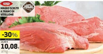 Coop Coop magro scelto a tranci di vitellone offerta