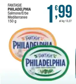 Sidis mini FANTASIE PHILADELPHIA Salmone/Erbe Mediterranee offerta