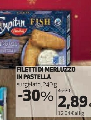 Coop Filetti di merluzzo in pastella 240 g offerta