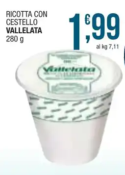 Sidis mini Ricotta con cestello VALLELATA offerta
