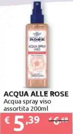 Ipersoap ACQUA ALLE ROSE Acqua spray viso assortita offerta