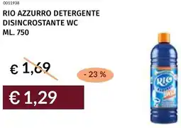 Prezzemolo e Vitale Rio azzurro detergente disincrostante wc offerta
