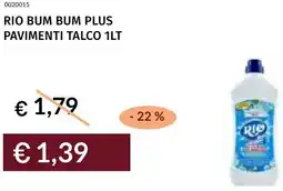 Prezzemolo e Vitale Rio bum bum plus pavimenti talco offerta
