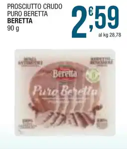 Sidis mini Prosciutto crudo puro beretta BERETTA offerta