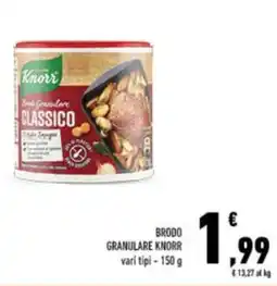 Conad Brodo granulare KNORR offerta