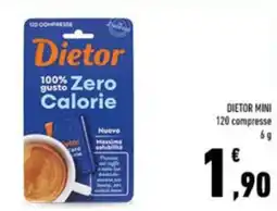 Conad Dietor mini 120 compresse 6g offerta