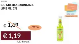 Prezzemolo e Vitale Giu giu mandarinata & lime offerta