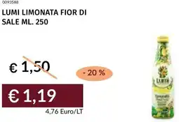 Prezzemolo e Vitale Lumi limonata fior di sale offerta