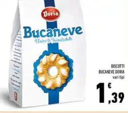 Conad Biscotti bucaneve doria vari tipi offerta