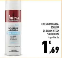 Conad Linea dopobarba schiuma da barba intesa pour homme offerta