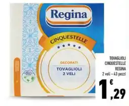 Conad Tovaglioli cinquestelle REGINA offerta
