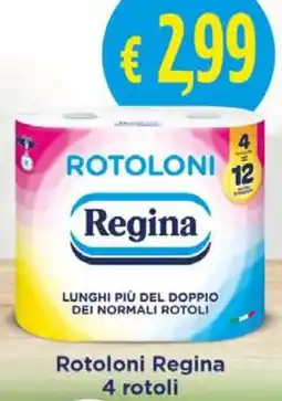 Prezzemolo e Vitale Rotoloni Regina 4 rotoli offerta