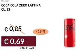 Prezzemolo e Vitale Coca cola zero lattina offerta