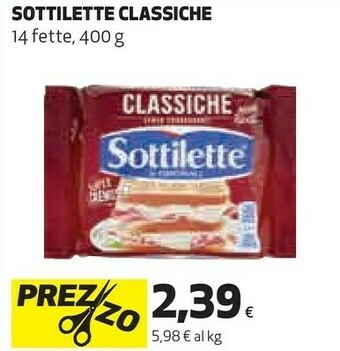 Coop Sottilette le originali classiche 400 g(ml) offerta