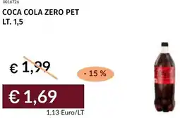 Prezzemolo e Vitale Coca cola zero pet offerta