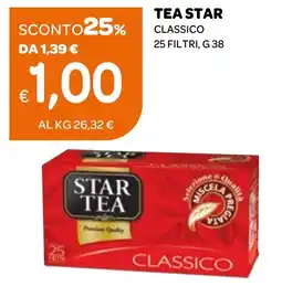 Ekom Star tea classico offerta
