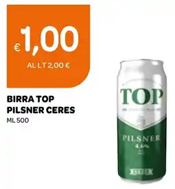 Ekom Birra top pilsner CERES offerta