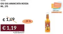 Prezzemolo e Vitale Giu giu aranciata rossa offerta