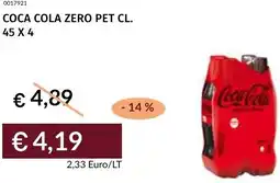 Prezzemolo e Vitale Coca cola zero pet offerta