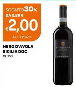 Ekom Nero d'avola sicilia DOC offerta