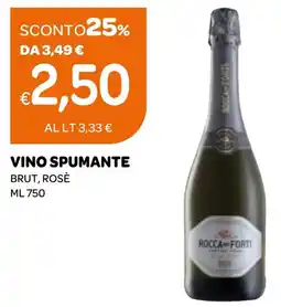 Ekom Vino spumante brut, rosè offerta