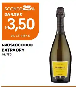 Ekom Prosecco doc extra dry offerta