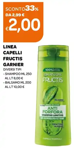 Ekom Linea capelli fructis Shampoo-balsamo GARNIER offerta