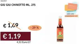 Prezzemolo e Vitale Giu giu chinotto offerta