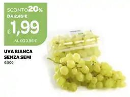 Ekom UVA bianca senza semi g 500 offerta