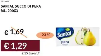 Prezzemolo e Vitale Santal succo di pera offerta