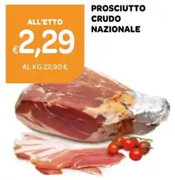 Ekom Prosciutto crudo nazionale offerta