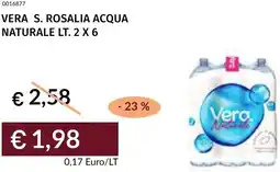 Prezzemolo e Vitale Vera s. rosalia acqua naturale offerta