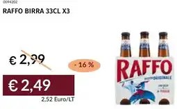 Prezzemolo e Vitale Raffo birra offerta