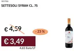 Prezzemolo e Vitale Settesoli syrah offerta