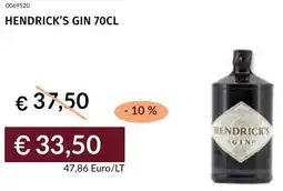 Prezzemolo e Vitale Hendrick's gin offerta