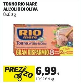 Coop Tonno all'olio di oliva offerta