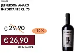 Prezzemolo e Vitale Jefferson amaro importante offerta