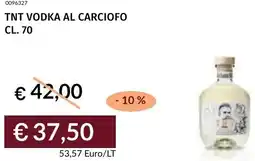 Prezzemolo e Vitale Tnt vodka al carciofo offerta