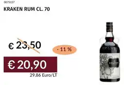 Prezzemolo e Vitale Kraken rum offerta
