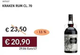 Prezzemolo e Vitale Kraken rum offerta