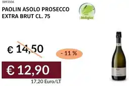 Prezzemolo e Vitale Paolin asolo prosecco extra brut offerta