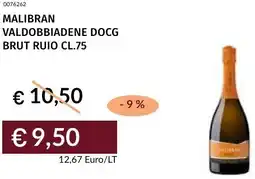 Prezzemolo e Vitale Malibran valdobbiadene docg brut ruio offerta