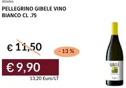 Prezzemolo e Vitale Pellegrino gibele vino bianco offerta