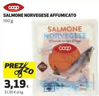 Coop Salmone norvegese affumicato offerta