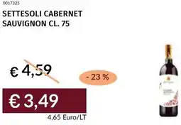 Prezzemolo e Vitale Settesoli cabernet sauvignon offerta