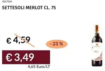 Prezzemolo e Vitale Settesoli merlot offerta